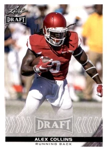 Leaf Draft 2016 Alex Collins Rookie RC PWE Insert Seahawks #4 - Imagen 1 de 2