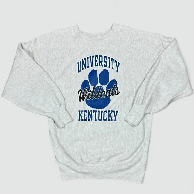 Sudadera vintage Reino Unido Wildcats Champion tejido inverso - 90’s XXL Kentucky Foto 1 de 4