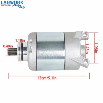 Arranque para Honda TRX450ER TRX450R 450 ATV 2006 2007 2008 2009 2010 2011 2012 Foto 1 de 4