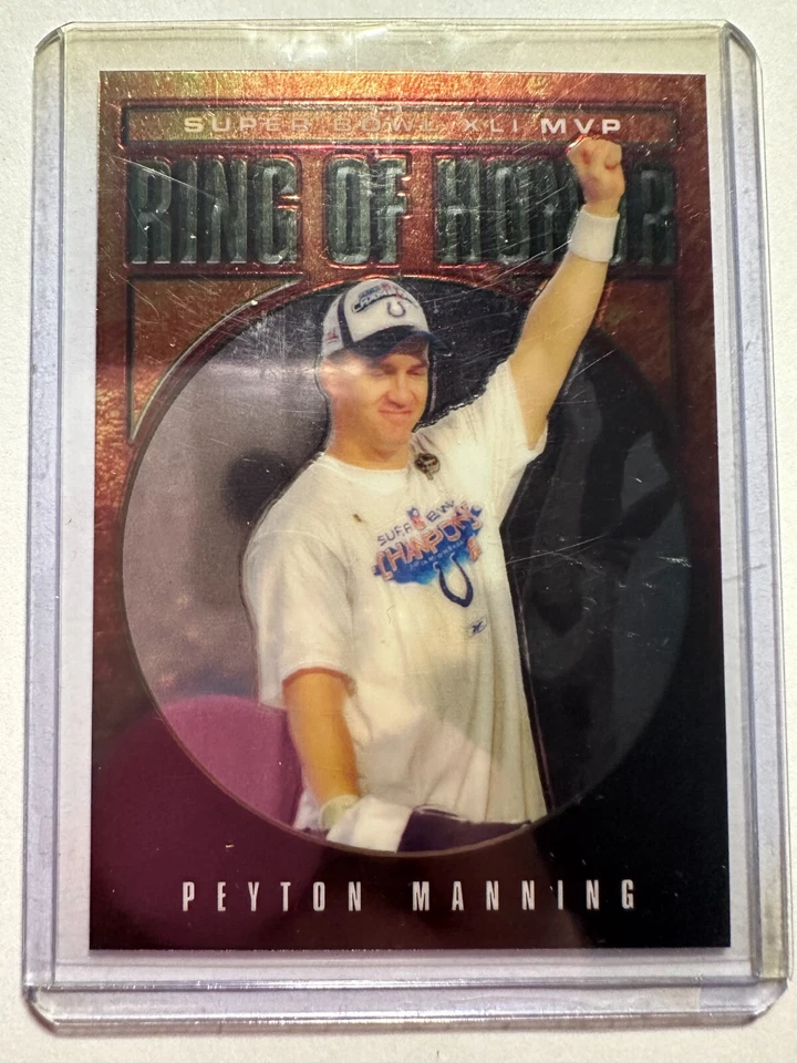 K56,410 -  2007 Colts Upper Deck Super Bowl XLI #MVP1 Peyton Manning MVP - Image 1 of 1