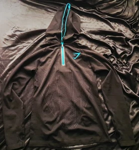🔥IN HAND | Onyx V1 Hoodie Black And Blue | Size M | OG GYMSHARK DAVID LAID | 🔥 - Picture 1 of 3