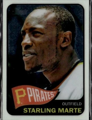 2014 Topps Heritage #THC-205 Starling Marte Chrome #/999 - Image 1 of 2
