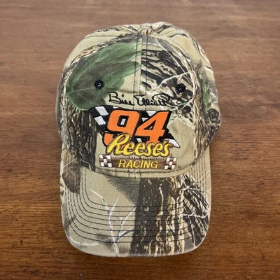 Bill Elliot #94 Hat Cap NASCAR Reese's Racing Team Camo Snapback One Size - Image 1 of 4