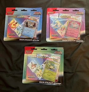 Pokemon TCG: Pristmatic Evolutions Tech Sticker Collection (Full Set of 3) - Picture 1 of 8