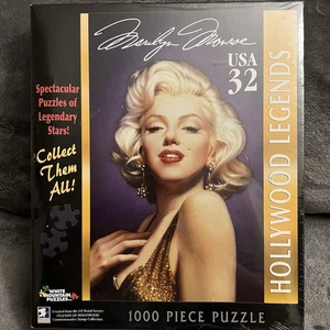 White Mountain Marilyn Monroe Puzzle Hollywood Legends 1000 Teile 27" x 20"  - Bild 1 von 5