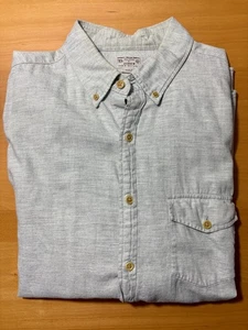 J Crew Herren Large Haferflocken Button Down Hemd Vintage - Bild 1 von 5