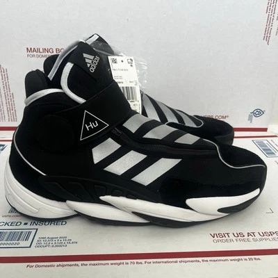 Adidas Crazy BYW HU x Pharrell ‘Core Black’ EG9919 Size 12 - Image 1 of 4
