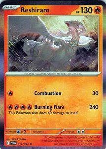 Reshiram Holo Raro ME02: Llamas Fantasmales 017/094 Casi Nuevo - Imagen 1 de 2