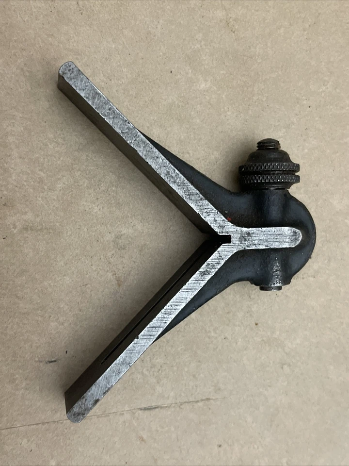 Vintage Center Head Cast Iron For Combination Square 12-24” Head Only - Image 1 of 4