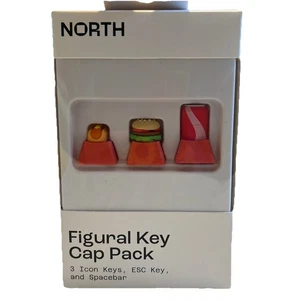 Puerta trasera North Key Pack: accesorios de teclado de PVC y ABS flexibles multicolores - Imagen 1 de 3