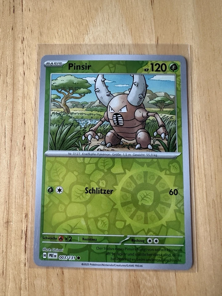 Pinsir REVERSE HOLO 003/131 DE - Bild 1 von 1