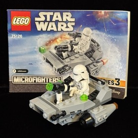 LEGO 75126 Star Wars: First Order Snowspeeder Microfighter 100% Complete w inst