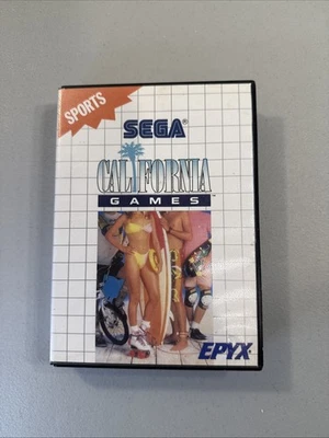 Sega Master System California Games CIB w/Poster Tested & Working - Image 1 of 4