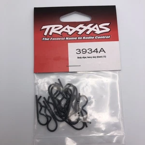Traxxas 3934A Black Heavy-Duty Body Clips (12 ea) - Picture 1 of 4