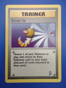 Pokemon Scoop Up NM Base Set 2 107/130 Rare Card TCG - Picture 1 of 2