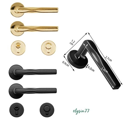 Dollhouse Set Miniatures 1/6 Scale Lock Key Handles Furniture Decor Accessories - Image 1 of 4