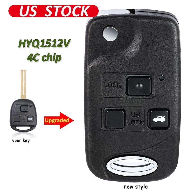 Llavero remoto para Lexus ES300 GS300 IS300 1998-2005 HYQ1512V - 4C Foto 1 de 1