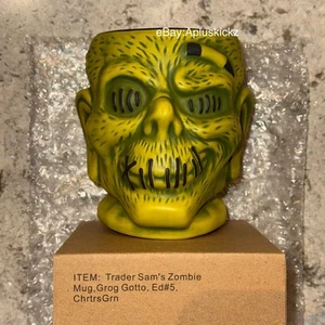 Tazza 2025 Disney Parks Traders Sam Grog Grotto Zombie Tiki 5a edizione BUBBLE WRAPPED - Foto 1 di 6