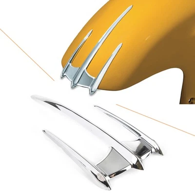 Chrome Front Fender Decor Trim Fit Honda Goldwing GL1800 F6B VTX1300 VTX1800 Foto 1 de 4