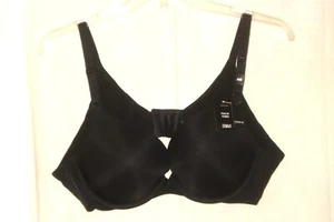 NWT's TORRID Black PLUNGE BRA CRISS CROSS Front Size 44B - Picture 1 of 2