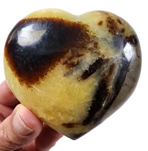 Septarisches poliertes Herz Madagaskar 170,3 Gramm. - Bild 1 von 2
