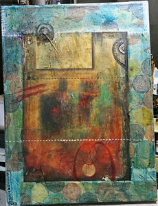 Untitled - original -acrylic painting on canvas - Picture 1 of 6
