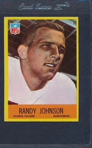 1967 Philadelphia #004 Randy Johnson Falcons VG/EX *415 - Picture 1 of 1