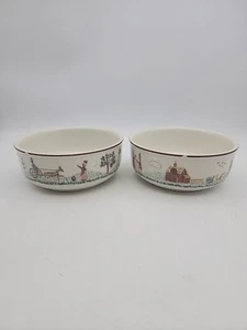 Villeroy & Boch American Sampler 5,25" Suppe Müsli oder Dessert Schale 1981 defekt - Bild 1 von 7