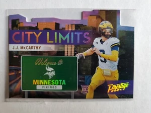 2024 Panini Prestige - City Limits #2 J.J. McCarthy (RC) - SSP Case Hit - MINT! - Picture 1 of 2