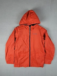 Columbia jacket kids windbreaker size medium (10-12yrs) snow ski rain orange - Picture 1 of 16