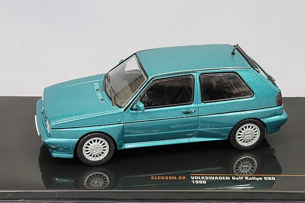 VOLKSWAGEN GOLF RALLYE G60 1990 Green met.  1:43 CLC533N  IXO MODELS - Immagine 1 di 2