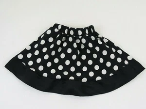 Falda negra con lunares para niña pequeña - Imagen 1 de 4