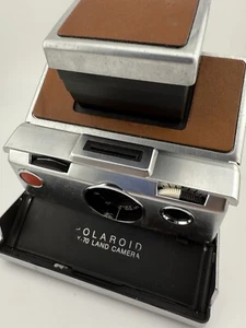 Vintage 1970's Polaroid SX-70 Land Camera & Case Tested Works With Film & Flash - Picture 1 of 21