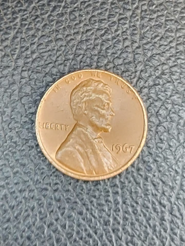 1967 Lincoln Penny No Mint Mark Cover