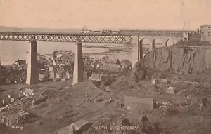 ESCOCESA, NORTE DE QUEENSFERRY, UNA POSTAL DE COLECCIÓN COMO NUEVA, UN PUENTE Y UN TREN - Imagen 1 de 2
