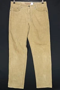 Pantalón vaquero hombre JOKER Harlem Walker W35 L34 35/34 beige uni recto cordón J3331 - Imagen 1 de 6