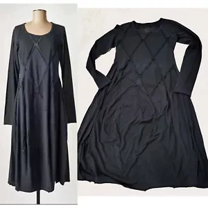 Rundholz schwarzes Etikett Tulpenkleid gebundenes Netz schwarz - Bild 1 von 10