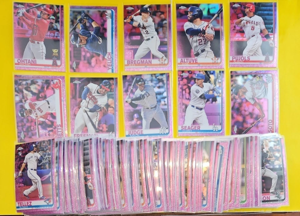 2019 Topps Chrome PINK REFRACTORS Baseball Cards - You Pick!!! @@@ (4/25/25) - Image 1 of 1