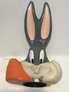 Figura de juguete con tapa de botella de agua Bugs Bunny 1996 Warner Brothers Ods3 - Imagen 1 de 4