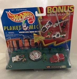 Hot Wheels Planet Micro UnXplained Series W/Bonus Double Play Pack UFO's B14 - Picture 1 of 6