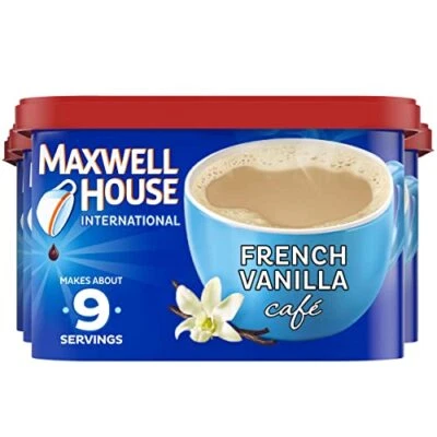 Maxwell House International French Vanilla Assorted Flavor Names , Sizes