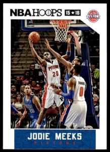 2015-16 Hoops Basketball Card Jodie Meeks Detroit Pistons #153 - Picture 1 of 2