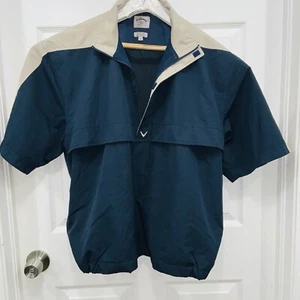Callaway Golf 1/4 Zip Pullover Mens Size XL Windbreaker Jacket Pockets - Picture 1 of 20