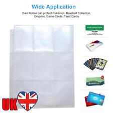 Trading Card Sleeve 25 Pack Card Protectors Binder Sheets for Sport / Game Card