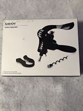Savoy Lever Corkscrew Set Includes Replacement Work And Foil Cutter Damaged Box