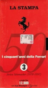 VHS - I CINQUANT'ANNI DELLA FERRARI, vol.3 - ARRIVA SCHUMACHER 1978/1997 - Bild 1 von 1