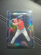 2022 Panini Chronicles Obsidian Jake Meyers RC Rookie Baseball Card