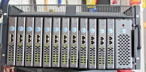 Pelco RK5200 fully loaded with 1 Power Supply & qty 12 NET5404T video encoders - Picture 1 of 6