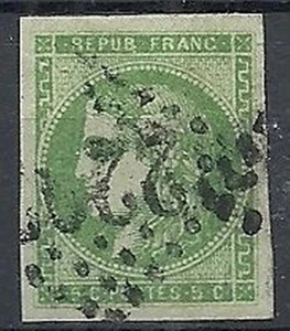 1870-71 FRANKREICH GEBRAUCHT CERERE 5 CENT - FR004 - Bild 1 von 1