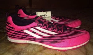 ADIDAS XCS 5 Spikeless Cross Country Track Shoes Pink Black Whit NEW Womens 10.5 - Picture 1 of 6